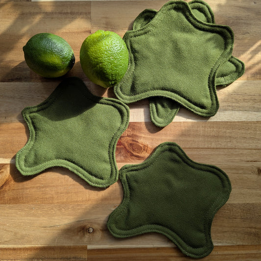 Bouba Coasters in Green