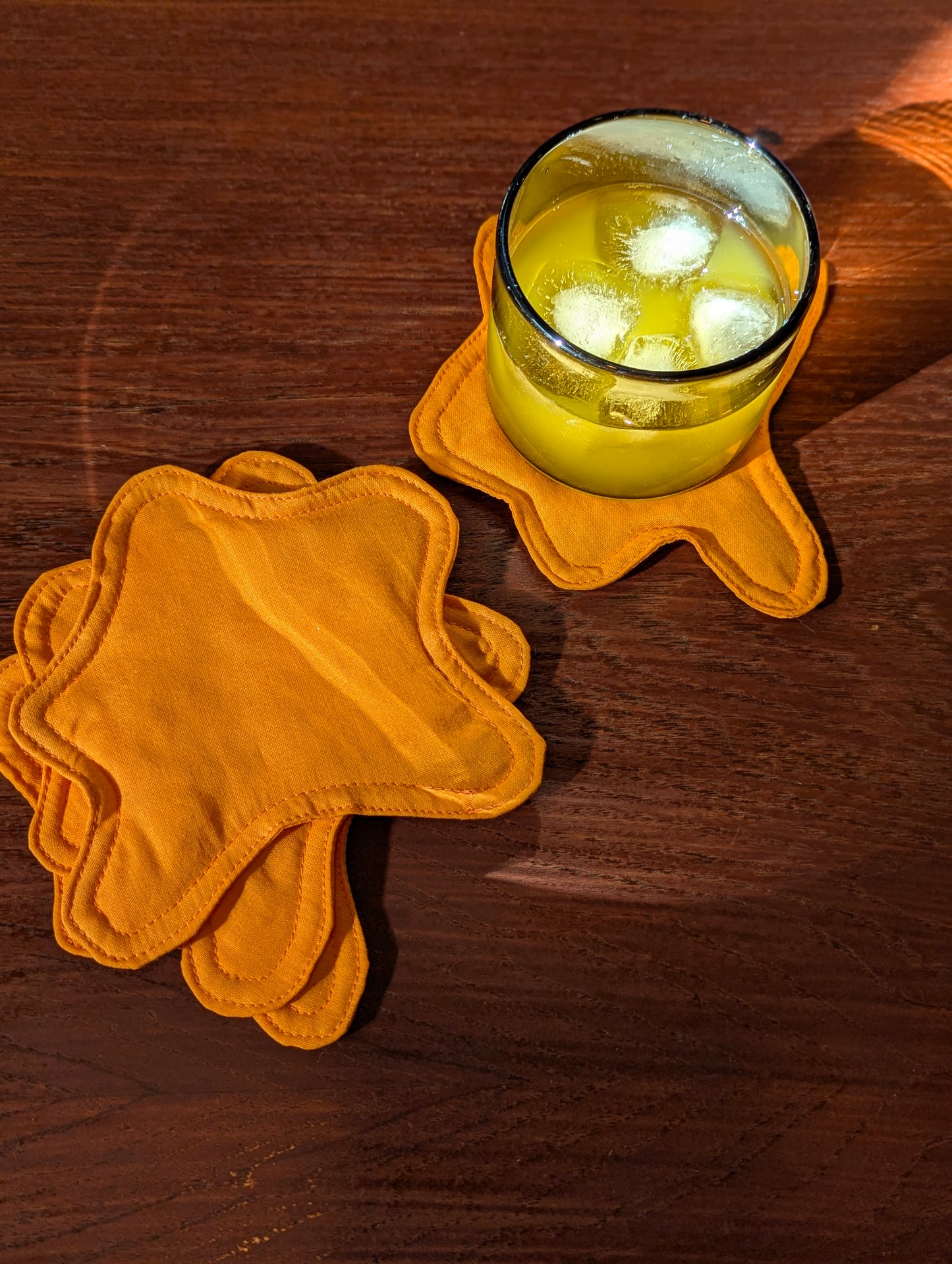 Bouba Coasters in Orange