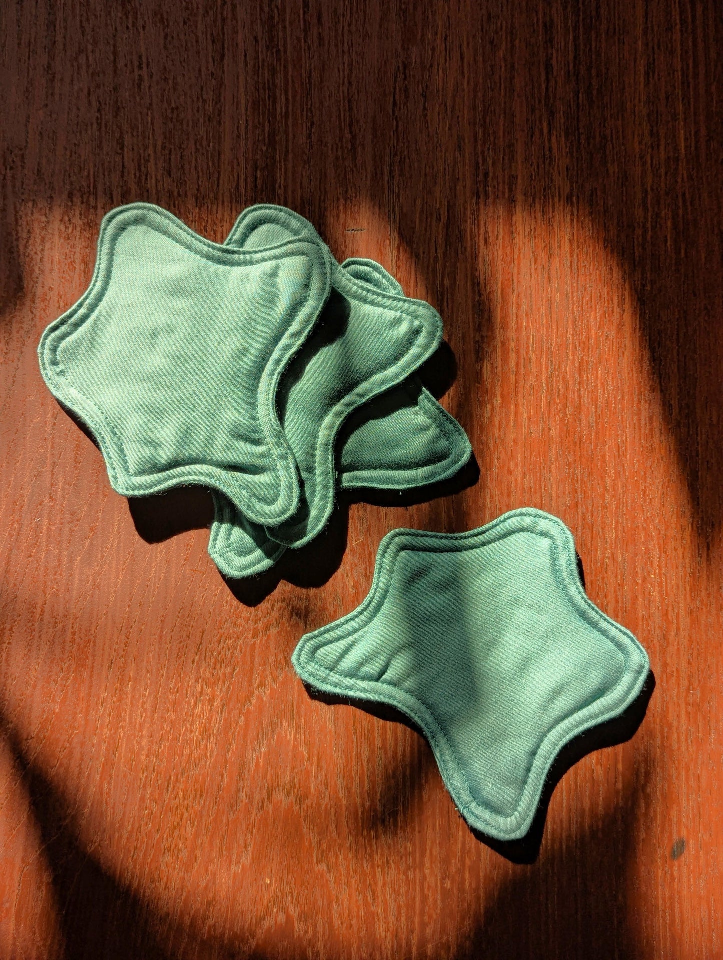 Bouba Coasters in Teacup Teal