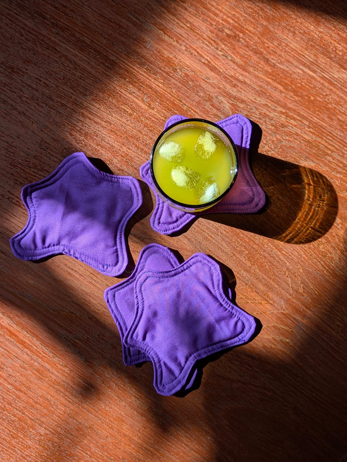 Bouba Coasters in Purple