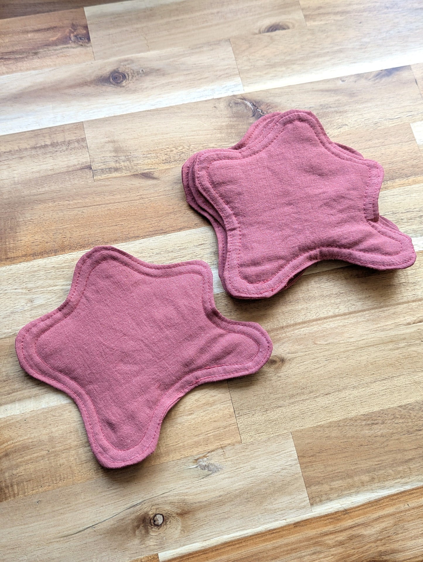 Bouba Coasters in Pink Terracotta