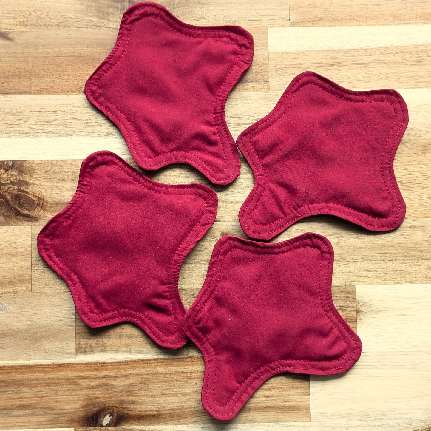 Bouba Coasters in Red