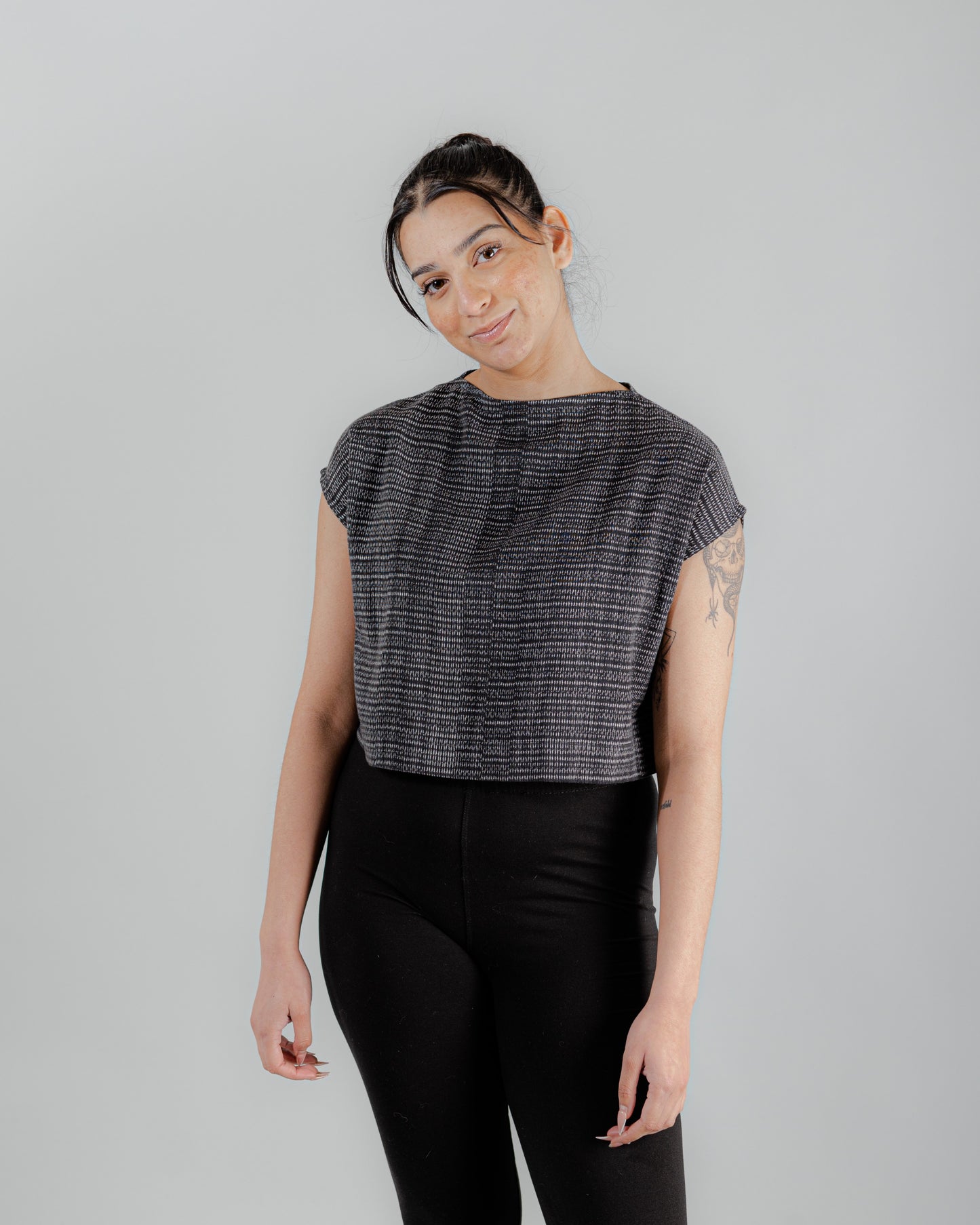 Tallista Top in Mexican Rebozo Cotton